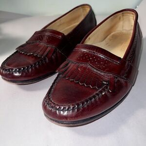 Cole Haan Pinch Buckle Mens 11 DBrown Leather Loafers Dress Shoes Kiltie